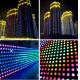 Multicolor LED Outdoor Facade Lighting 10cm Pixel Programmable RGB Lights For Amusement