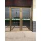 High-Grade Thermal Insulation Circuit Breaker Aluminum Alloy Commercial Kfc Shop Front Swing  Door
