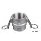 stainless steel male end threaded camlock couplings D TYPE