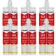Anti Mildew Sanded Epoxy Tile Grout Caulk Gold Colored Non Yellowing