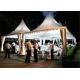 One Stop Gardens Pagoda Party Tent Custom With Decoration Lining / Solar Power