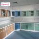 Hospital Treatment Cabinets with Three Section Slider L 3000*W 750* H 850 To 900 Mm