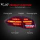 For Porsche Cayenne 958.1 2011-2014 Led Tail Lights Upgraded New Car Taillights Flowing Light Turn Signal Plug And Play