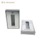 Magnet Silver Luxury Cosmetic Paper Box Fragrance Perfume Box With Window