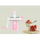 Easy Operated Hand Turn Ice Cream Maker Machine , Manual Slow Juicer Non Toxic Plastic