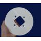 Heat Resistant Ceramic Disc / Alumina Ceramic Flange Customized Size With Ring