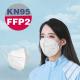 Breathe Smoothly Foldable Ffp2 Mask With Elastic Straps / Adjustable Nose Clip