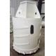 White Color Diameter 600mm Coring Bucket With 130*130mm Kelly Box