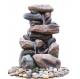 Contemporary Hand Cast Large Rock Fountain For Patios / Aquaria