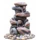 Contemporary Hand Cast Large Rock Fountain For Patios / Aquaria