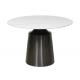 Fire Resistant Modern Round Dining Table Easy Cleaning With Customizable Size