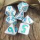 Luxury Hand Poured D4 D6 D8 Manual Grinding Mini Metal Polyhedral Blue Dice