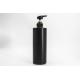 Black Plastic 1000ml PET Shampoo Pump Bottles for Shower Gel
