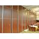 Fabric Wooden Free Standing MDF Partition Wall  For Banquet Hall