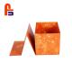 Orange  Storage Collapsible Box Space Saving Cardboard Foldable Boxes