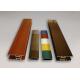 Wood Grain Powder Coating Aluminium Extruded Products H Channel Extrusion