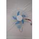 3/5 PP Blades Solar Wall Fan With Beautiful Appearance 16/18 Inch