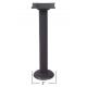 Bolt Down Restaurant Table Bases Cast Iron Powder Coated Finish Cheap Furniture