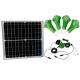 435lum 5200mah Li Battery Solar Powered Light Kits Solar Panel Shed Lighting Kit