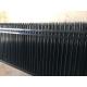Flat Top Design Black powder coated tubular fencing / Cheap Privacy powder coated tubular fencing 1.8meter x 2.35m
