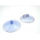 80 mm clear color with hole shape with D metal ring PVC plastic suction cup