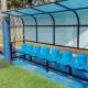 Outdoor Waterproof Football Substitute Bench For School Football Club Team
