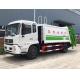 Rear Loader 12cbm Garbage Compactor Truck Carbon Steel Q235B For Waste