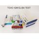 Elisa Sandwich Toxoplasma Gondii Test Kit Detect IgM Antibody 37°C Humid Chamber