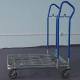 Folding Shopping Trolley With Wheels , Metal Shopping Cart BSCI Certification