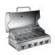 Restaurant Stainless Steel rotisserie Gas Oven BBQ Grill with Powder Coated Finishing