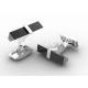 Tagor Jewelry Top Quality Trendy Classic Men's Gift 316L Stainless Steel Cuff Links ADC102