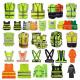 3 In 1 High Visibility Safety Jacket For Engineers Construction Riding Raincoat Coveralls  En471