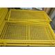 Durable Powder Coated Steel Wire Fencing Panels With Frame Finishing