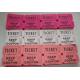 Non Toxic Perforated lottery Ticket Printing Raffle Coupon Paper Supply