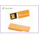 Orange Super Mini USB Memory Plastic Silk - Screen / Full Logo Print For School Gift
