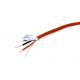 Flame And Smoke Alarm Fire Resistant Cable 2C 1.5MM2 Solid BC Shielded Electric Wire