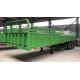 60000kg Flatbed Side Wall Trailer For Container Bulk Cargo Transport