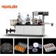 Container Plastic Cup Forming Machine , Plastic Cup Cover Machine By Motor Power