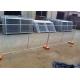 Portable Construction Fence , Construction Safety Fence Removable Various Colors