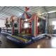 Circus Clown Themed Inflatable Fun City For Multiplay 2 - 3 Years New Inflatable Clown Obstacle Course