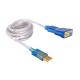 Serial RS232 RJ45 Cable Db9 Female To USB 2.0 Male PVC Material