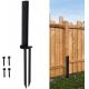 14 Ga Steel Fence Post Repair Stakes for Repairing Damaged Fence Posts and Gates