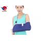 Mesh Cloth Forearm Medical Arm Sling , Blue Color Arm Slings For Shoulder Surgery