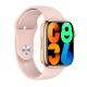 Zinc Alloy Silicone Ladies Smart Wrist Watch With Telephone Calls Rotate Button