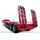 Gooseneck Transportion Heavy Duty Heavy Machine Lowbed Semi Trailer 40 ton ,60ton,80Ton
