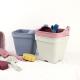Unisex Baby Silicone Toys , Silicone Beach Bucket Set With Customize Logo