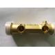 DN15 Ultrasonic Water Flow Meterr Brass Flow Section Thread Connect Customized Nozzle