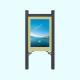 65 Inch High Brightness Outdoor LCD Monitor For Outdoor Commercial Booth