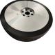 125mm Heavy Duty Polyurethane Bearing Wheels For Automatic Guided Vehicle