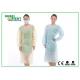 Disposable Polypropylene Protective Isolation Gown With Elastic Wrist